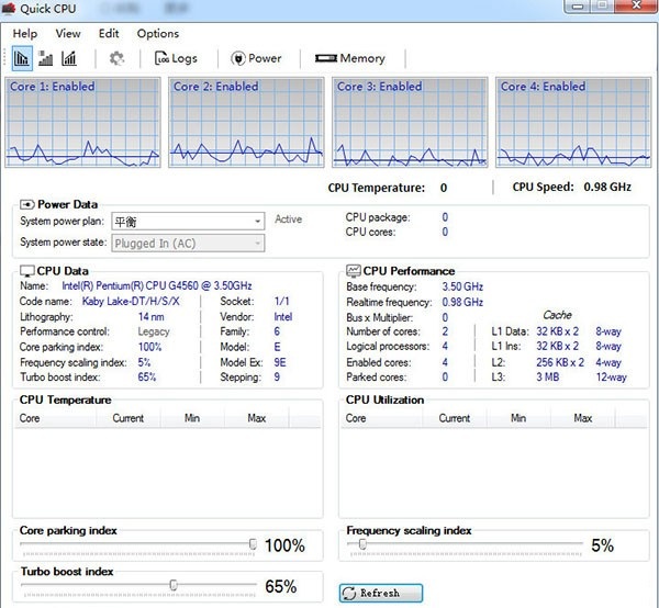 Quick CPU 4.7.0 download the new version for mac