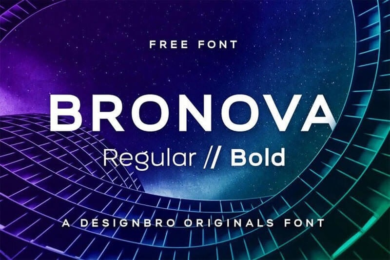 Bronova font 0