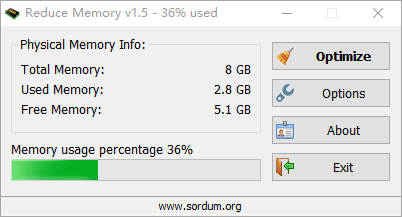 Reduce Memory(ڴ) v1.5 Ѱ0