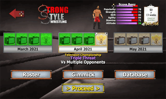 ˤǵ۹ٷ(Wrestling Empire) v1.7.1 ׿0