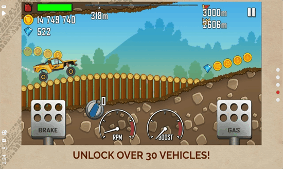 ɽʷٷ2024(Hill Climb Racing) v1.63.0 ׿3