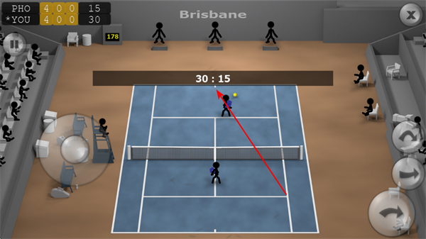 �����������Ϸ(Stickman Tennis)