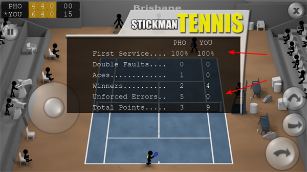 �����������Ϸ(Stickman Tennis)