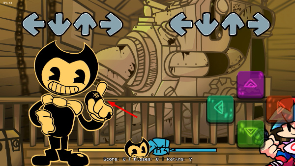 ����ҹ�ſ˰���ֻ���(Friday Night Funkin VS Bendy)