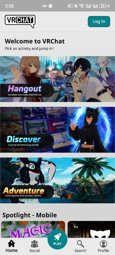 vrchat�ٷ����°�