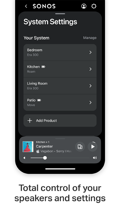 sonos app v85.01.42