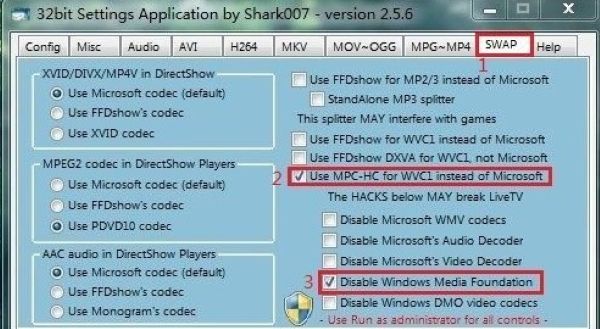 Shark007 Codecs
