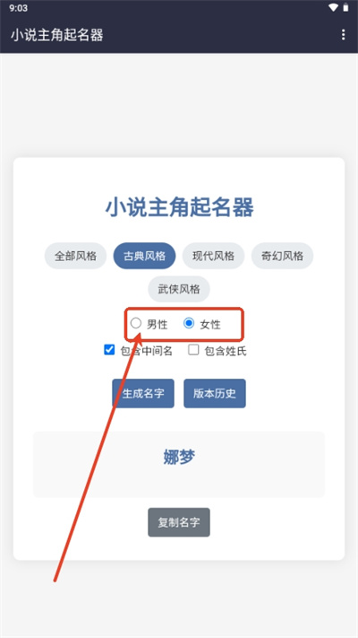 小说主角起名器 小说主角起名器