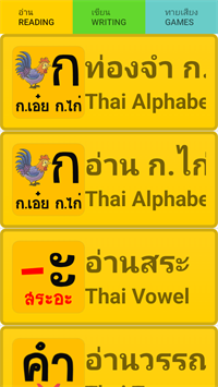 Thai Alphabet