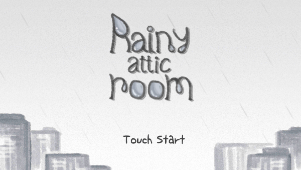 Rainy attic room