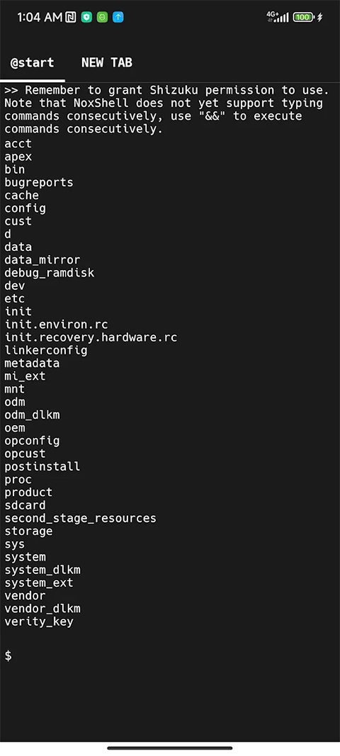 ShizuShell v1.0.00