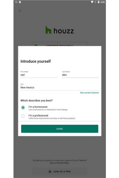 Houzz�������app