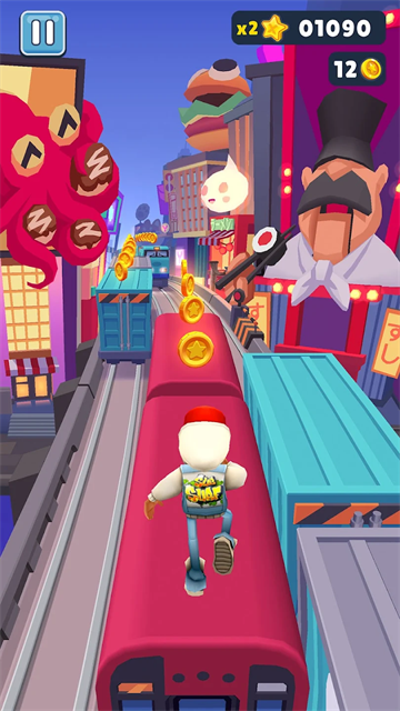 �����ܿ��ϰ汾(Subway Surf)