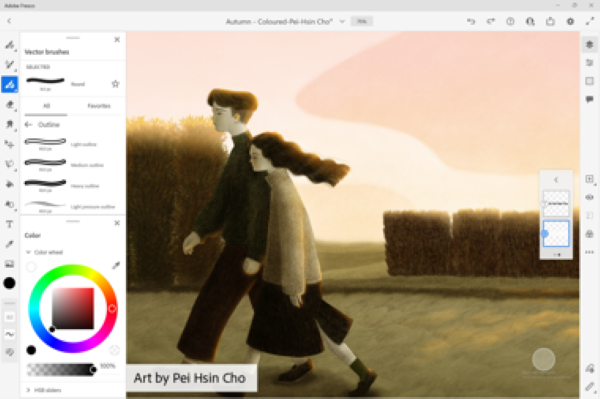 adobe fresco 2026 (绘画软件) adobe fresco 2026 (绘画软件)