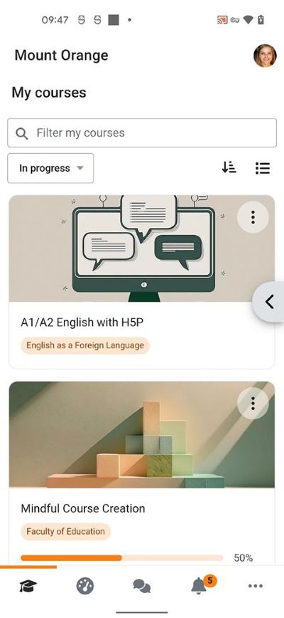 Moodle教学平台app v5.2.00