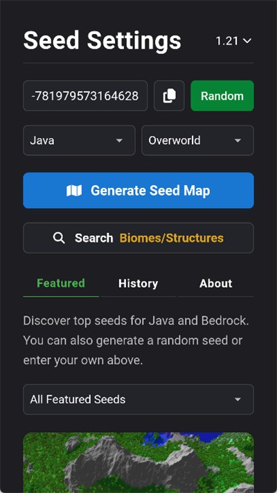 我的世界种子 v1.0.170